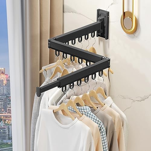 Black aluminum rack with ring hooks — photo 4