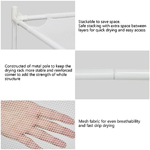 Two layer white mesh sweater rack — photo 5