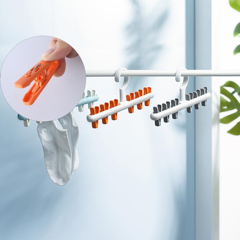 Grey windproof socks and underwear hangers — photo 3