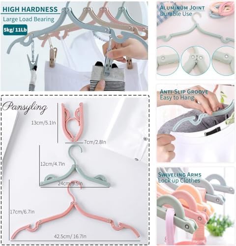 Portable plastic travel hanger set — photo 3