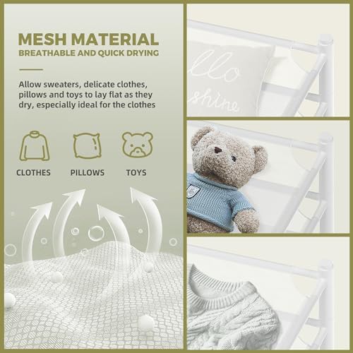 Four pack stackable mesh sweater racks — photo 3