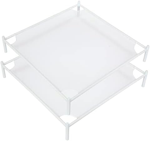 Two pack stackable mesh sweater racks