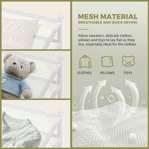 Two pack stackable mesh sweater racks — photo 3