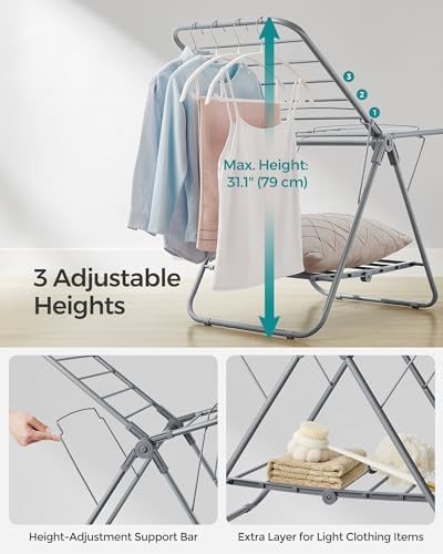 Freestanding indoor garment airer — photo 4