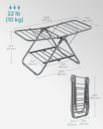 Freestanding indoor garment airer — photo 5