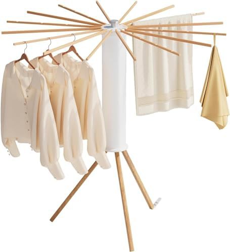 Aluminum tripod portable garment rack
