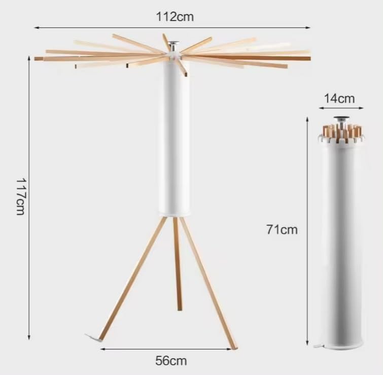 Aluminum tripod portable garment rack — photo 5
