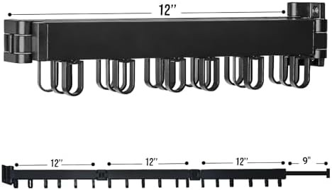 Aluminum heavy duty wall mounted clothes drying rack — photo 5