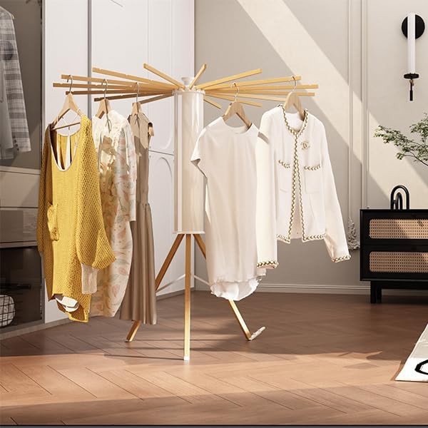 Wooden tripod rack with sixteen arms — photo 3