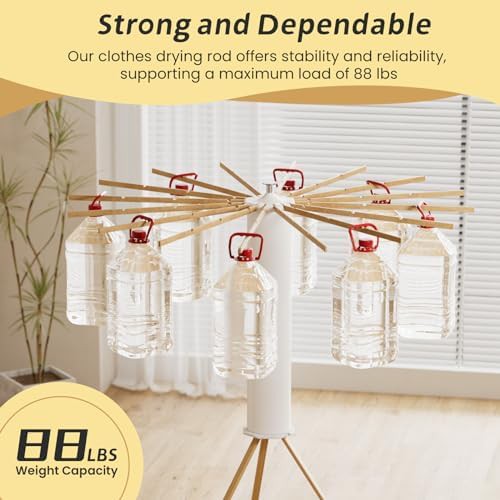Wooden tripod octopus folding rack — photo 3