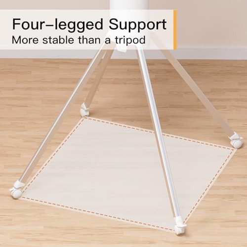 Four legged portable white camping rack — photo 3