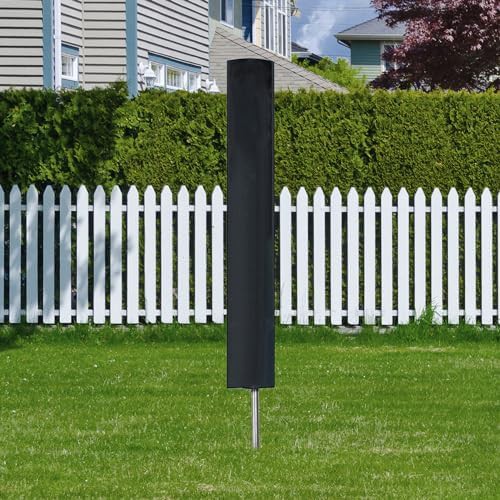 Rotary outdoor umbrella clothesline drying rack — photo 3