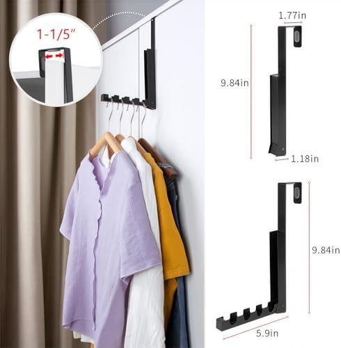 Over the door folding laundry hanger set — photo 5