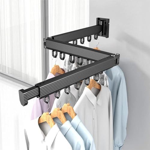 Black three pole wall mounted rack — photo 4