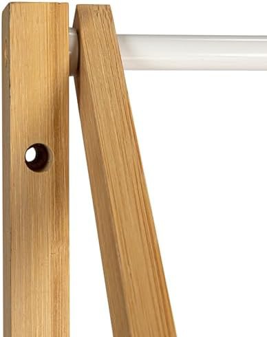 White wall mount extendable drying rack — photo 5