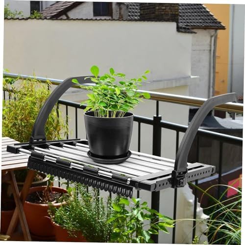 Retractable stainless steel balcony railing rack — photo 4