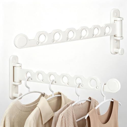 White aluminum heavy duty wall rack