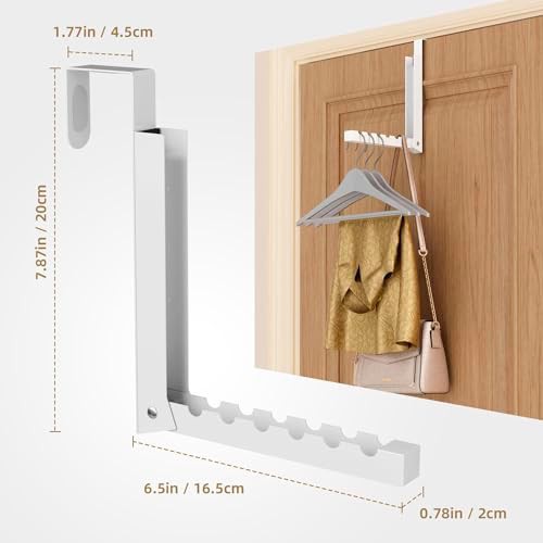 White over the door folding rack two pack — photo 3