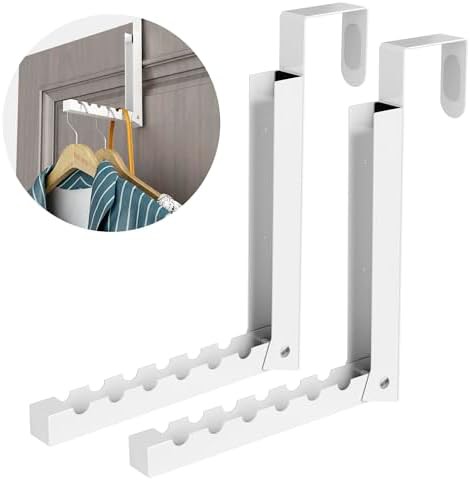 White over the door folding rack two pack — photo 5