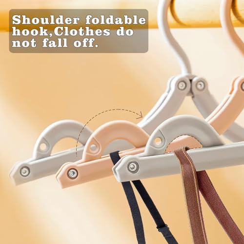 Multicolor foldable travel clothes hangers — photo 5