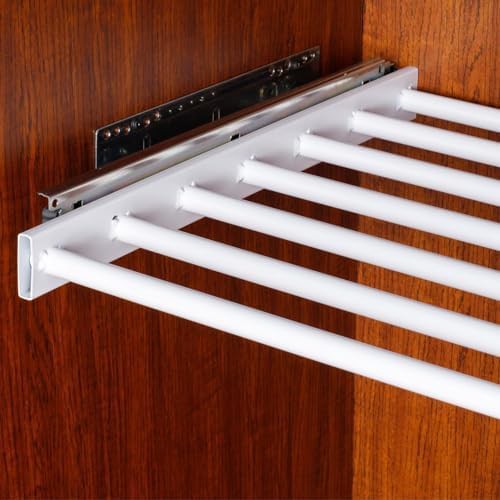 Under cabinet retractable clothes drying rack — photo 3