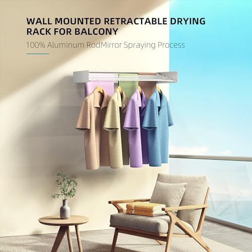 Wall mounted foldable laundry rack — photo 5