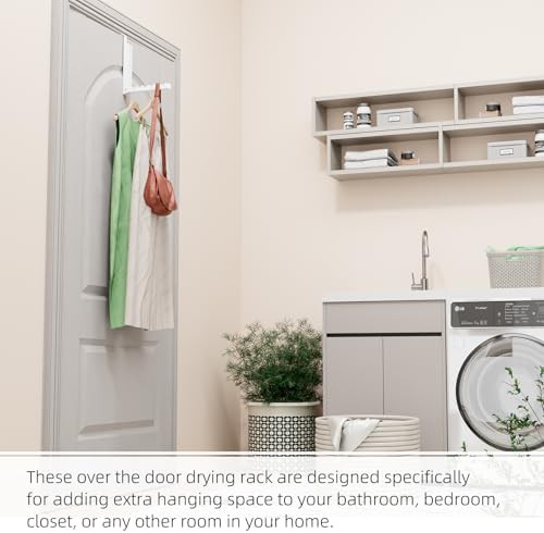Foldable over the door laundry drying rack — photo 4