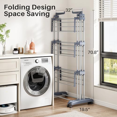 Kitstorack 4 tier stainless steel large drying rack — photo 3