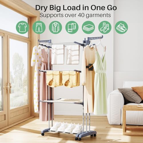 Kitstorack 4 tier stainless steel large drying rack — photo 4