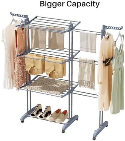 Kitstorack 4 tier stainless steel large drying rack — photo 5