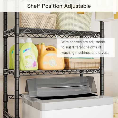 Medium over washer and dryer storage shelf — photo 4