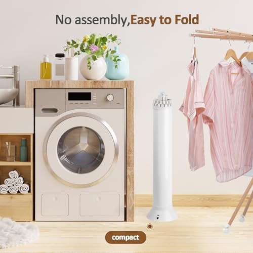 Foldable drying rack with circular base — photo 4
