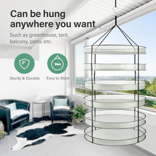 IPower 6 tier foldable mesh hanging dryer — photo 5