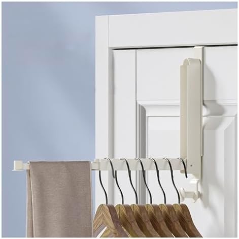 White aluminum over the door drying rack