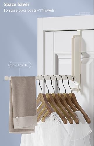 White aluminum over the door drying rack — photo 4