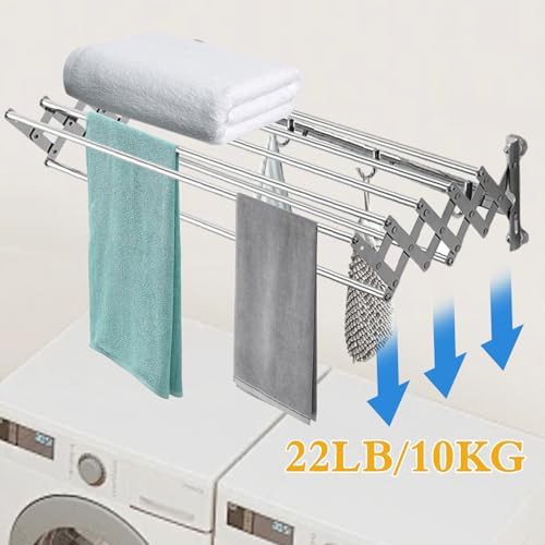 Stainless steel accordion wall rack — photo 4