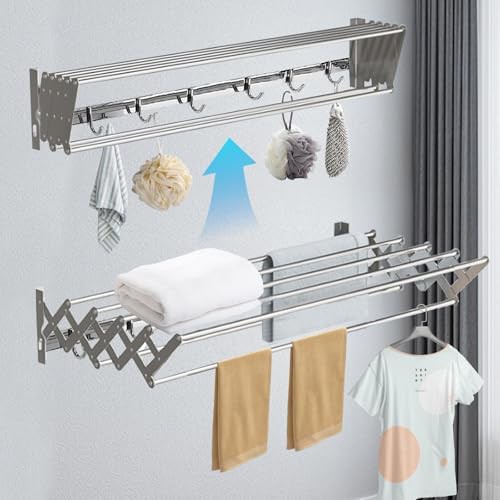 Stainless steel accordion wall rack — photo 5