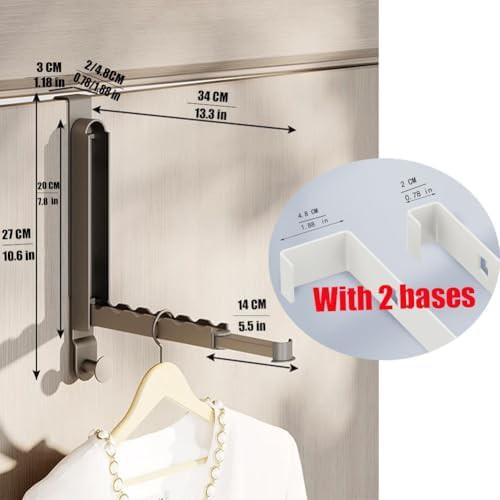 Grey over the door retractable rod — photo 4