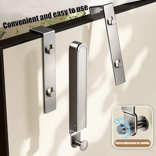 Grey over the door retractable rod — photo 5