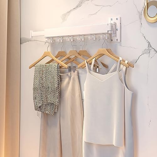 Collapsible wall mounted clothes dryer rack — photo 3