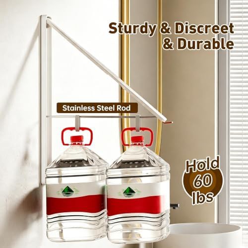 White aluminum wall mounted folding rack — photo 4