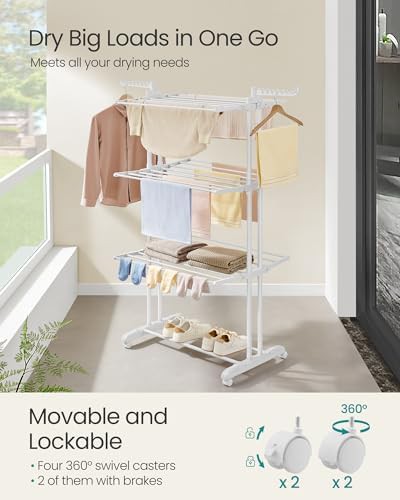 Stainless steel four tier foldable rack — photo 3
