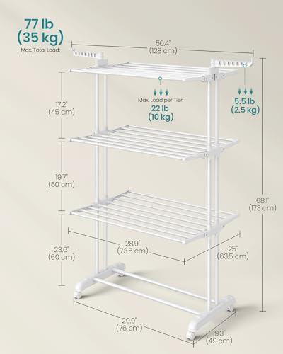 Stainless steel four tier foldable rack — photo 5