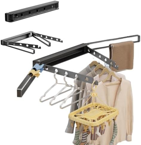 Four arm aluminum swinging grey rack