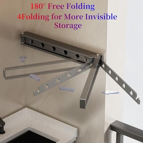 Four arm aluminum swinging grey rack — photo 4
