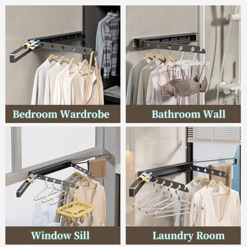 Four arm aluminum swinging grey rack — photo 5