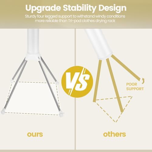 White four legged portable pulley rack — photo 4