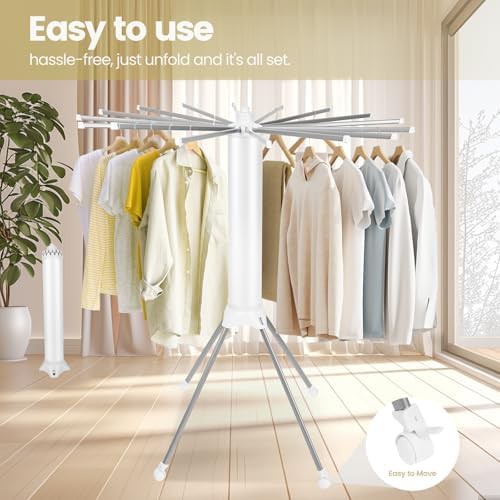 White four legged portable pulley rack — photo 5