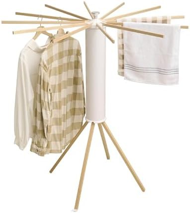 Four leg portable balcony clothing rack