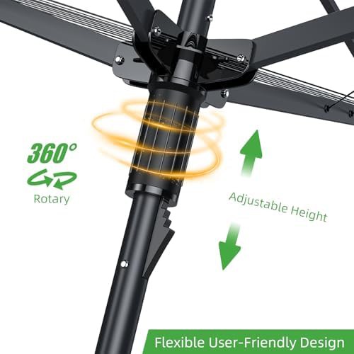 Heavy duty outdoor umbrella clothesline — photo 5